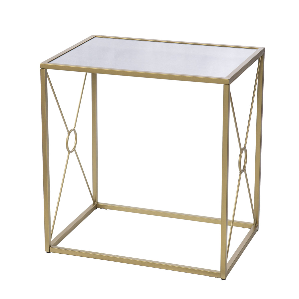 Larden Mirrortop End Table