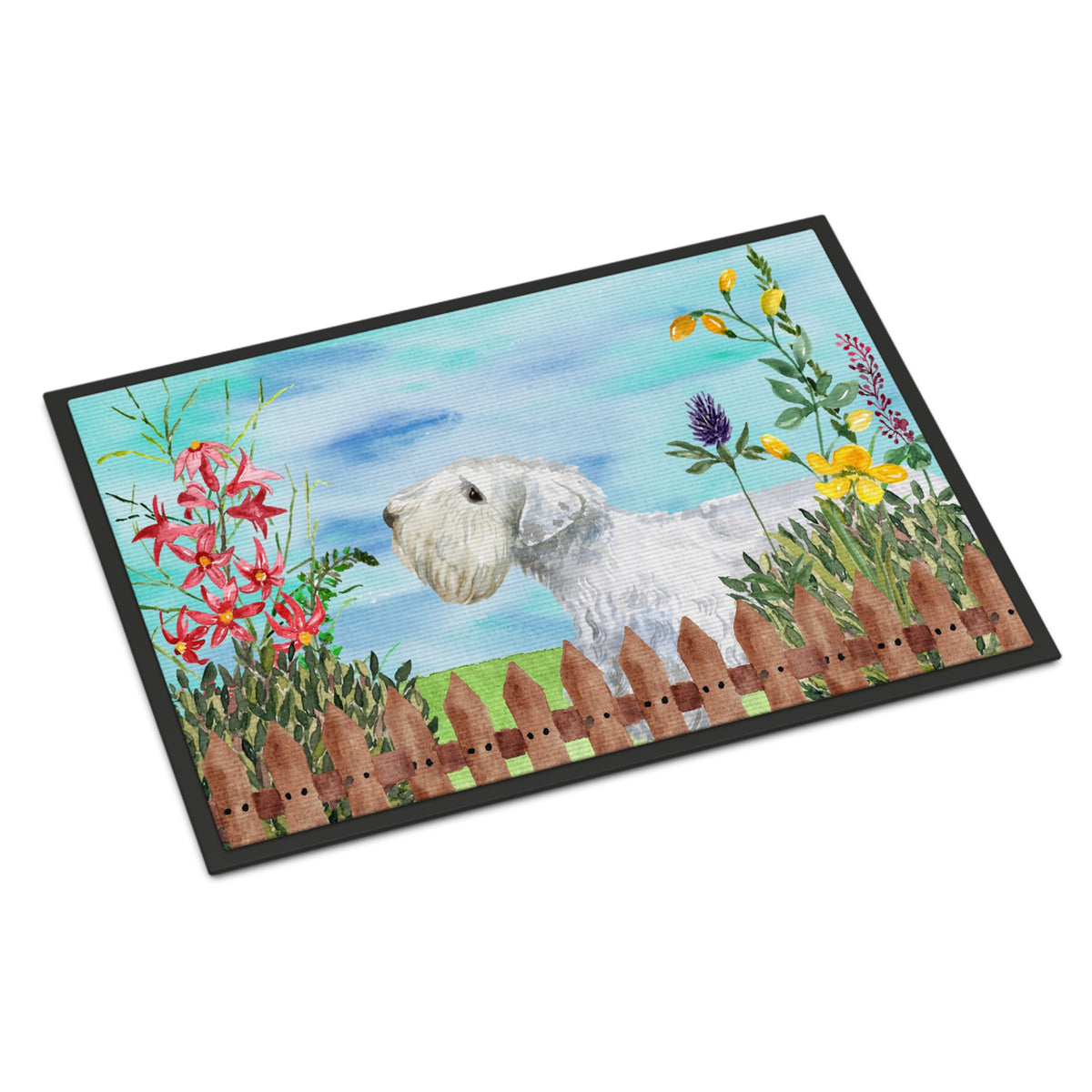 CarolineS Treasures Sealyham Terrier Spring Doormat 18 Inch  Inch  X 27 Inch  Inch  Multicolor