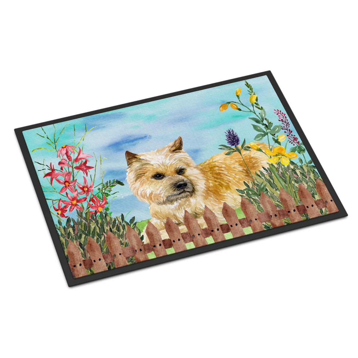 CarolineS Treasures Cairn Terrier Spring Doormat 18 Inch  Inch  X 27 Inch  Inch  Multicolor
