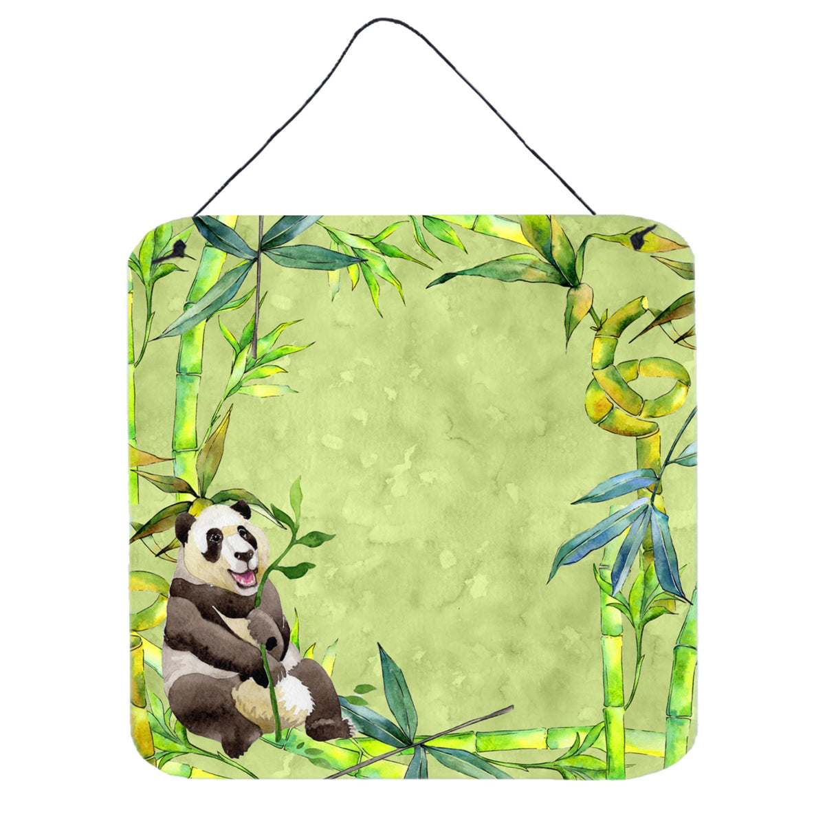 CarolineS Treasures Panda Bear And Bamboo Door Hanging Prints Walldecor, Multicolor