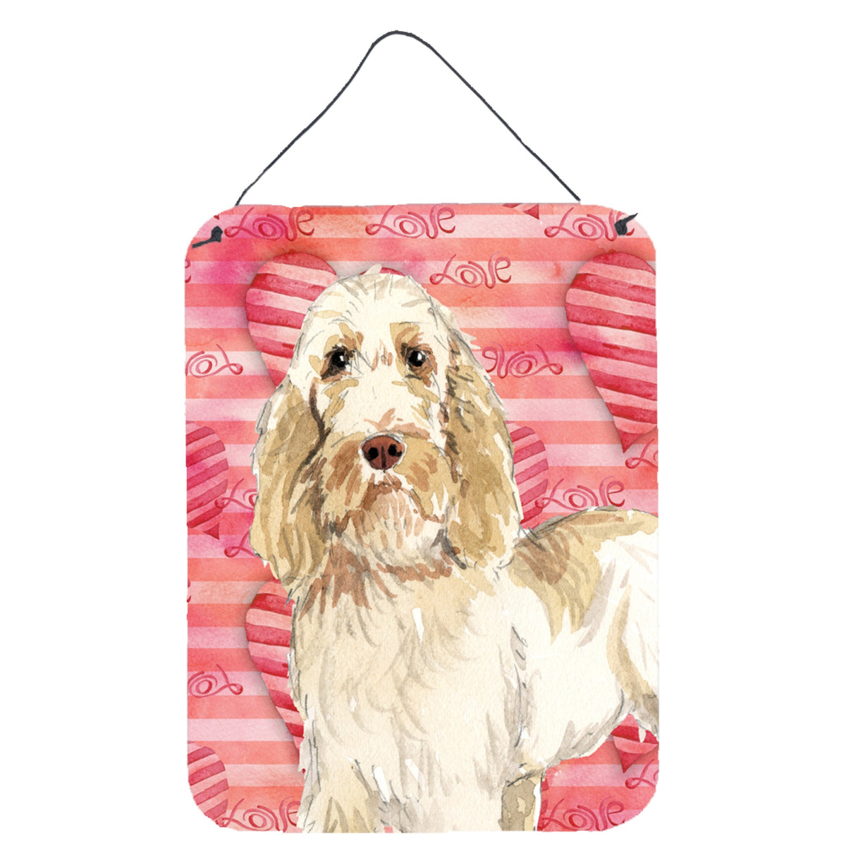 CarolineS Treasures Love A Spinone Italiano Door Hanging Prints Walldecor, Multicolor