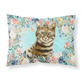 'Caroline'S Treasures Bengal Spring Flowers Fabric Standard Pillowcases, Multicolor'