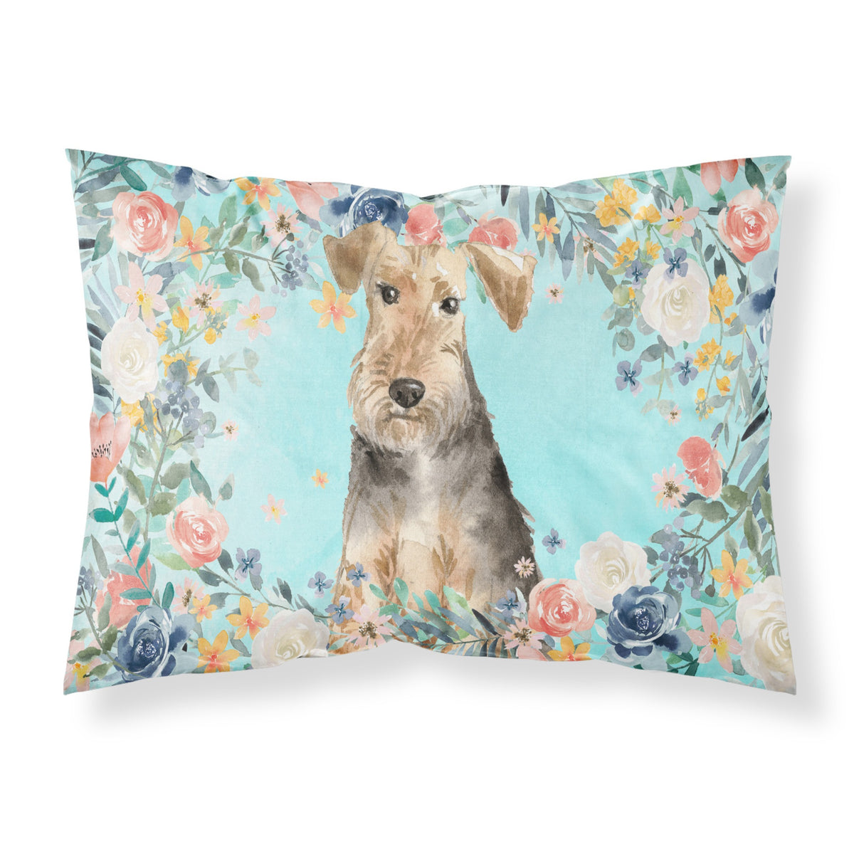'Caroline'S Treasures Airedale Terrier Fabric Standard Pillowcases, Multicolor'