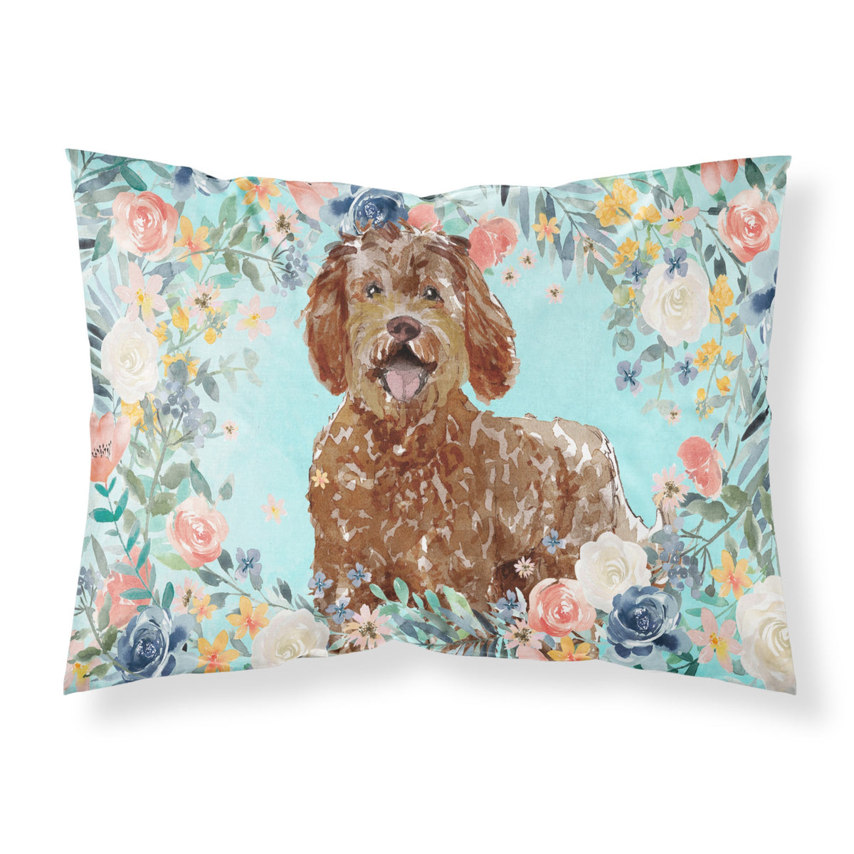 'Caroline'S Treasures Labradoodle Fabric Standard Pillowcases, Multicolor'