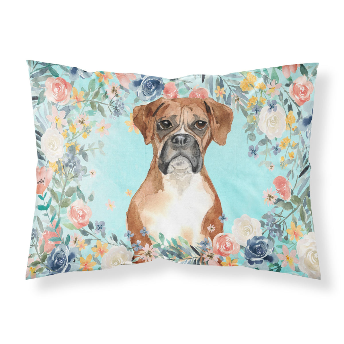 'Caroline'S Treasures Boxer Fabric Standard Pillowcases, Multicolor'
