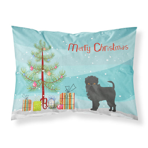 'Caroline'S Treasures Affenpinscher Christmas Tree Fabric Standard Pillowcases, Multicolor'