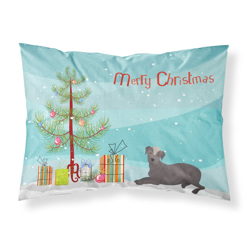 'Caroline'S Treasures Ecuadorian Hairless Dog Christmas Tree Fabric Standard Pillowcases, Multicolor'