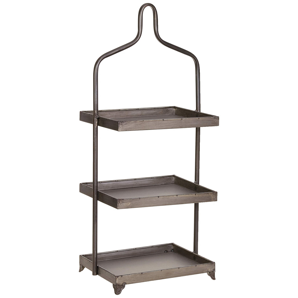 Threetiered Metal Display