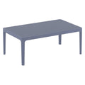 Siesta ISP104-DGR 39 in. Sky Lounge Table  Dark Gray