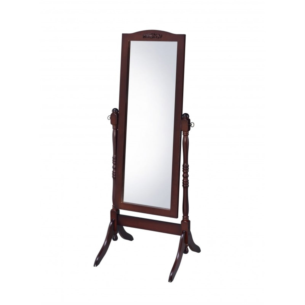 Victoria Cheval Walnut Mirror