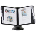 DURABLE&reg; SHERPA&reg; Motion Reference Display System - Desktop - 360&deg; Rotation - 10 Double Sided Panels - Letter Size - 
