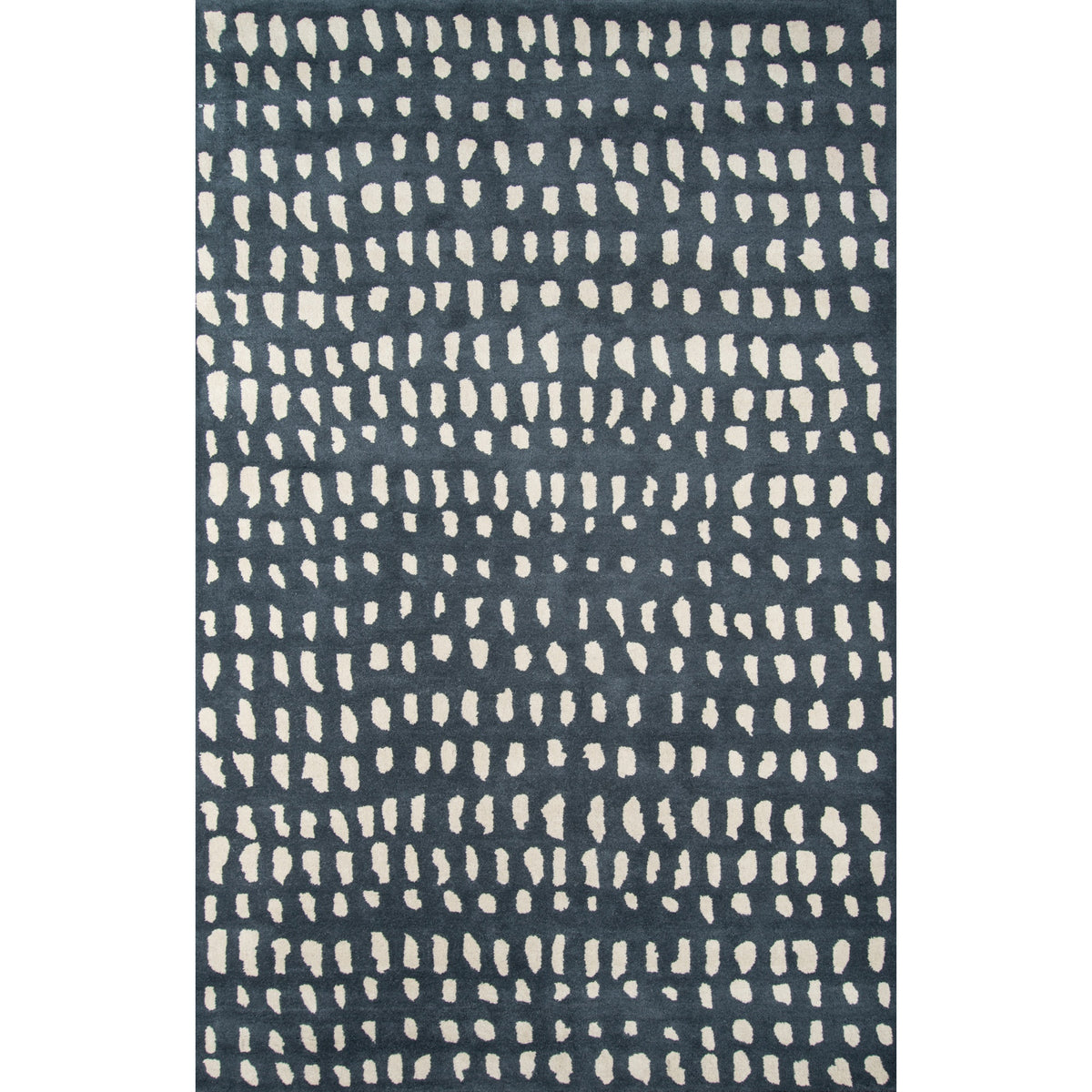 Novogratz Delmar Del11 Blue Boho Dots 23 Inch  X 8 Runner