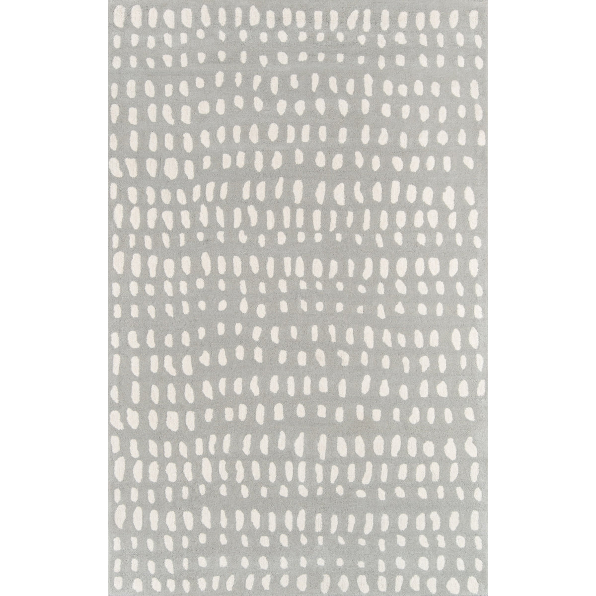 Novogratz Delmar Del11 Grey Boho Dots 23 Inch  X 8 Runner