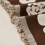 Chenille Houndstooth Sofa Throw Cover, Scratch Proof Cozy Throw Blankets for Couch