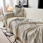 Cozy Striped Sofa Throw Blanket L Shaped Sectional Couch Covers Luxury Throws for Sofas