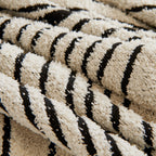 Cozy Striped Sofa Throw Blanket L Shaped Sectional Couch Covers Luxury Throws for Sofas