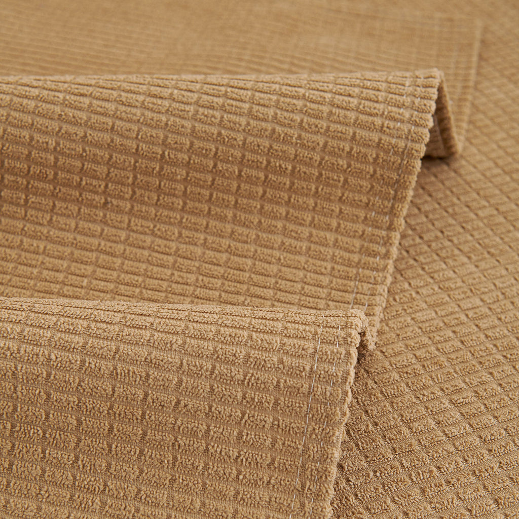 Water-Resistant Waffle Textured Sofa Cover, Non-Slip Couch Protector for Pets & Kids