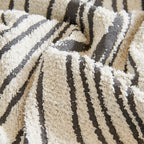 Cozy Striped Sofa Throw Blanket L Shaped Sectional Couch Covers Luxury Throws for Sofas