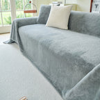 Faux Fur Smooth Plush Comfy Couch Covers, Soft Thicked Durable Blankets and Throws for Sofas
