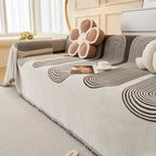Chenille Boho Geometric Sofa Throw Cover Luxury Throws for Sofas Cat Proof Slipcovers Couch Covers