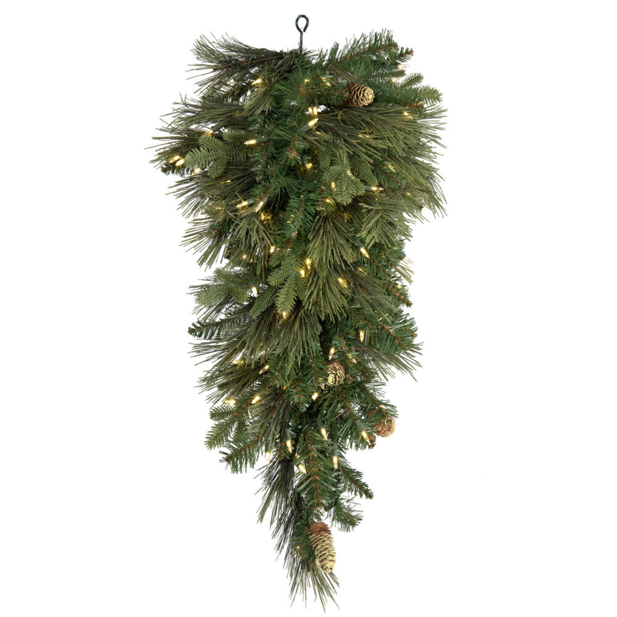 36 Inch  Emerald Mixed Fir Teardrop 104T