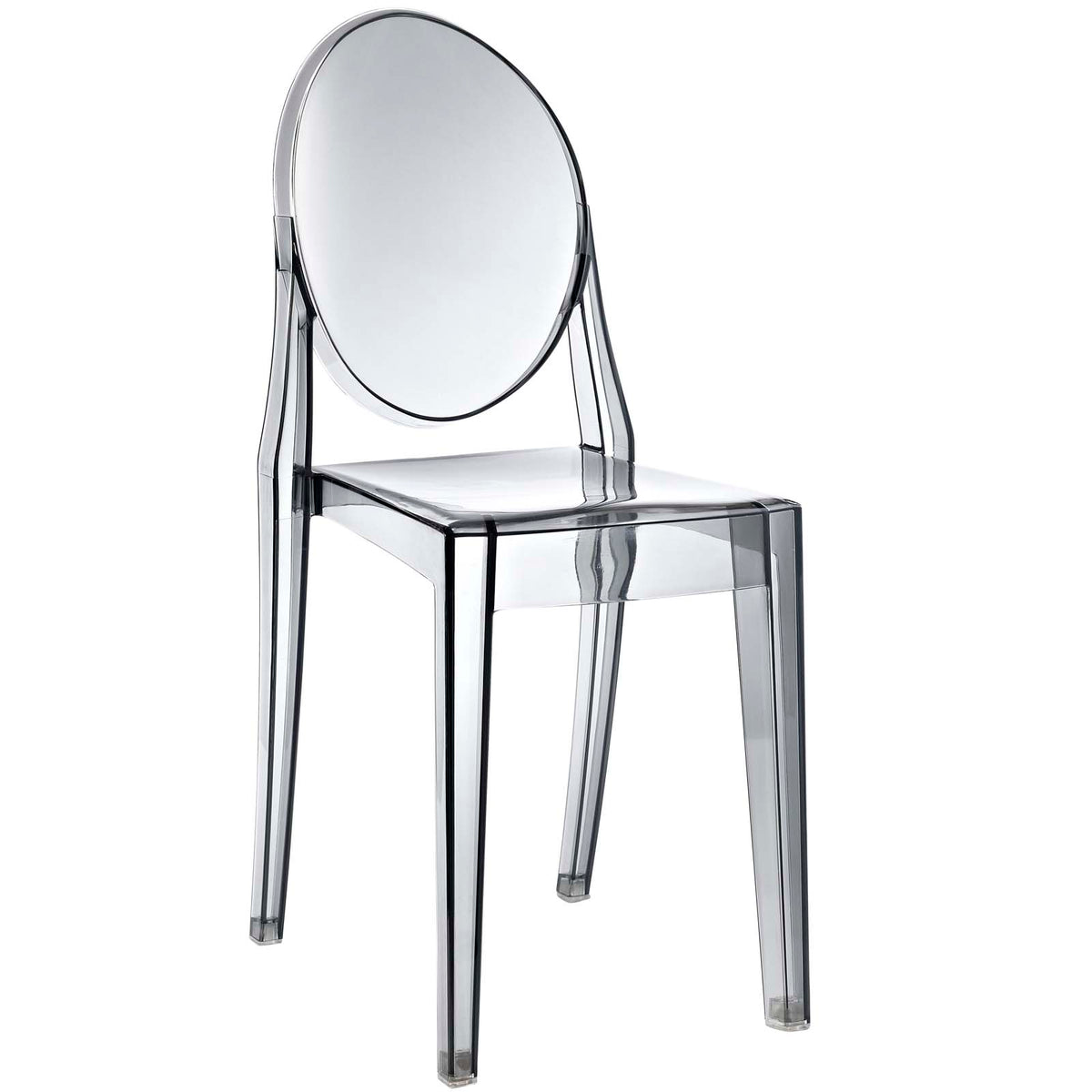 Casper Dining Side Chair  Smoked Clear