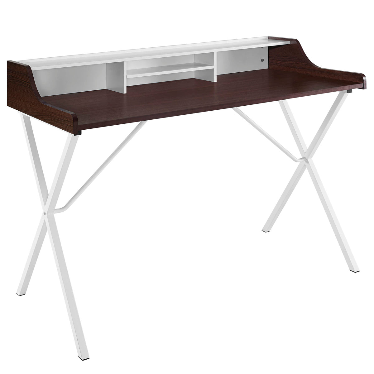 Bin Office Desk  Cherry