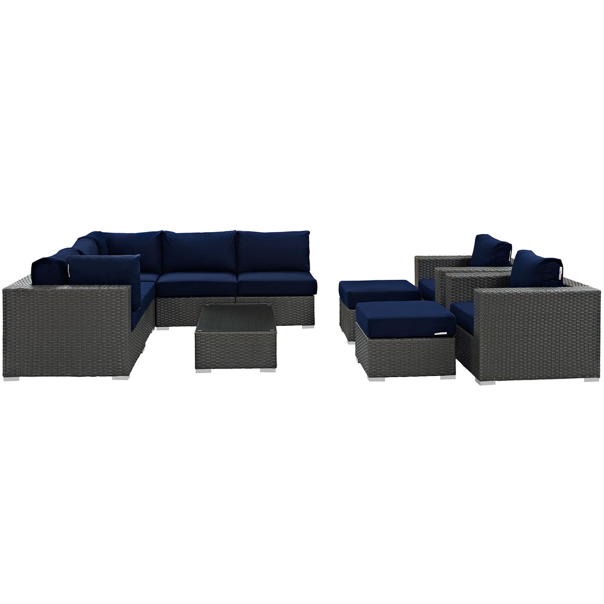 Modway Region Linen Fabric Upholstered Full Headboard Gray MOD-5213-GRY