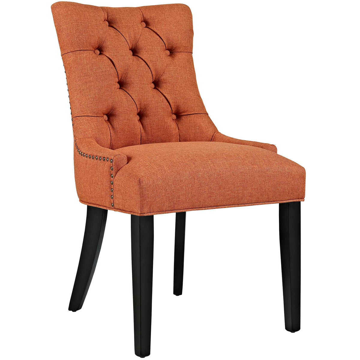 Regent Fabric Dining Chair  Orange