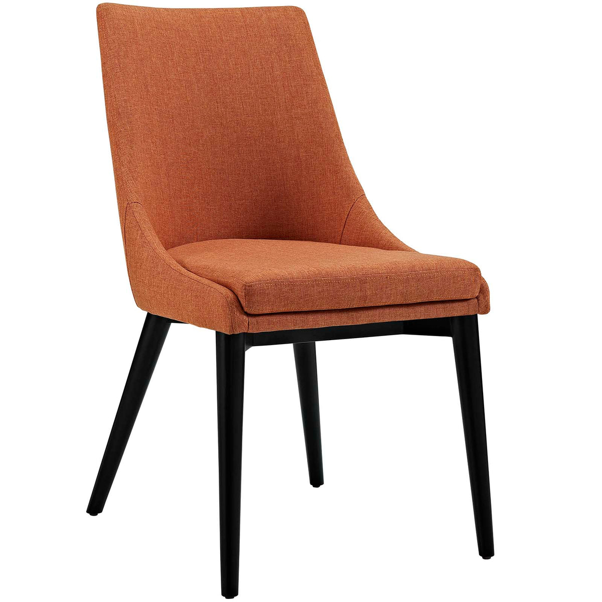 Viscount Fabric Dining Chair  Orange