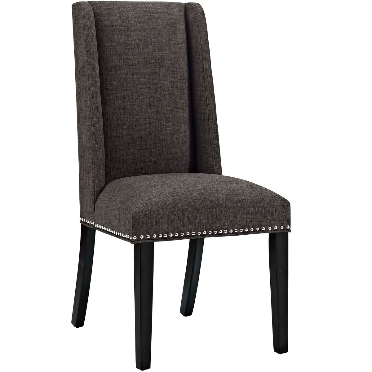 Baron Fabric Dining Chair  Brown