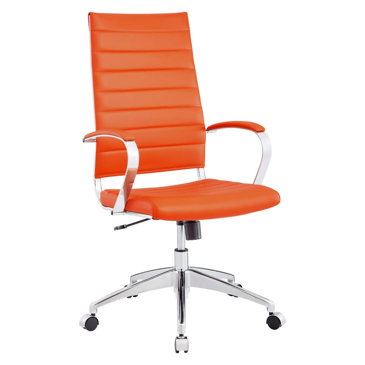 Jive Highback Office Chair  Stylish & Functional | Comfortable Seating | Durable Ribbed Vinyl Back | Adjustable Back Position |