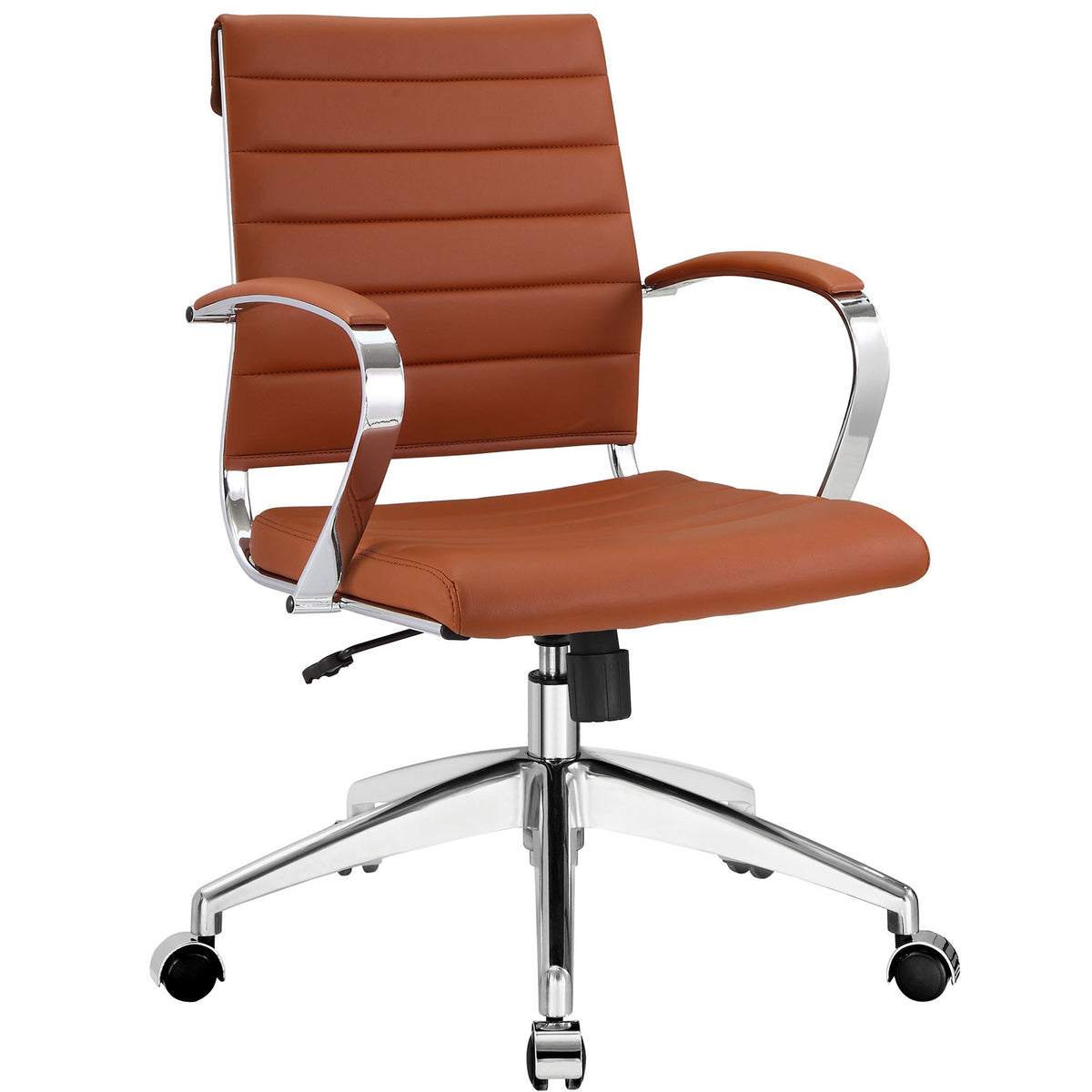 Jive Mid Back Office Chair  Terracotta