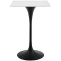 Lippa 28 Square Wood Top Bar Table