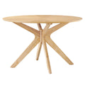 Crossroads 47'' Round Wood Dining Table
