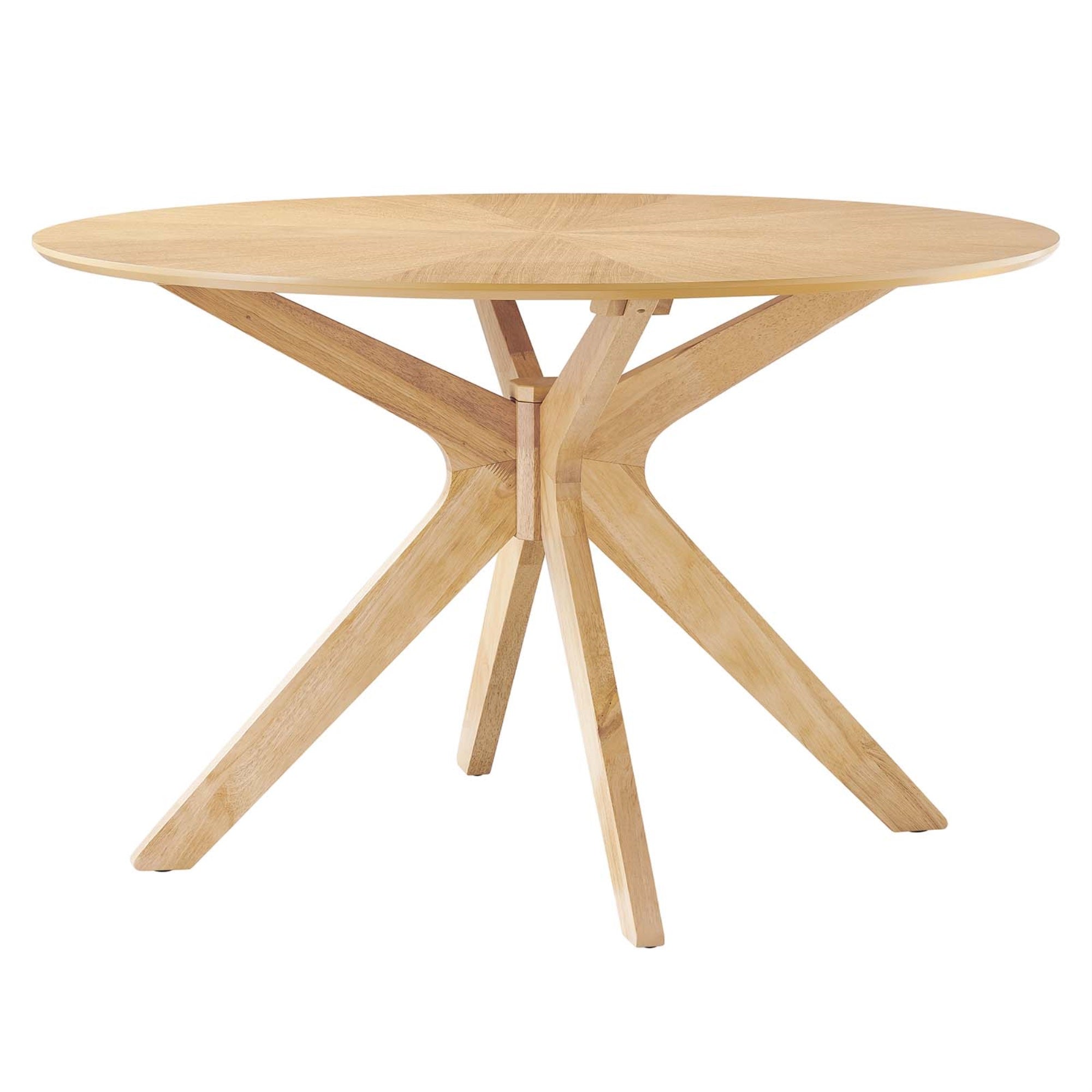 Crossroads 47'' Round Wood Dining Table