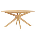 Crossroads 63'' Oval Wood Dining Table