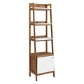 Bixby 21'' Bookshelf - Walnut White: Stylish and Durable Storage and Display Stand with Ample Space for Books and Decorative Ite