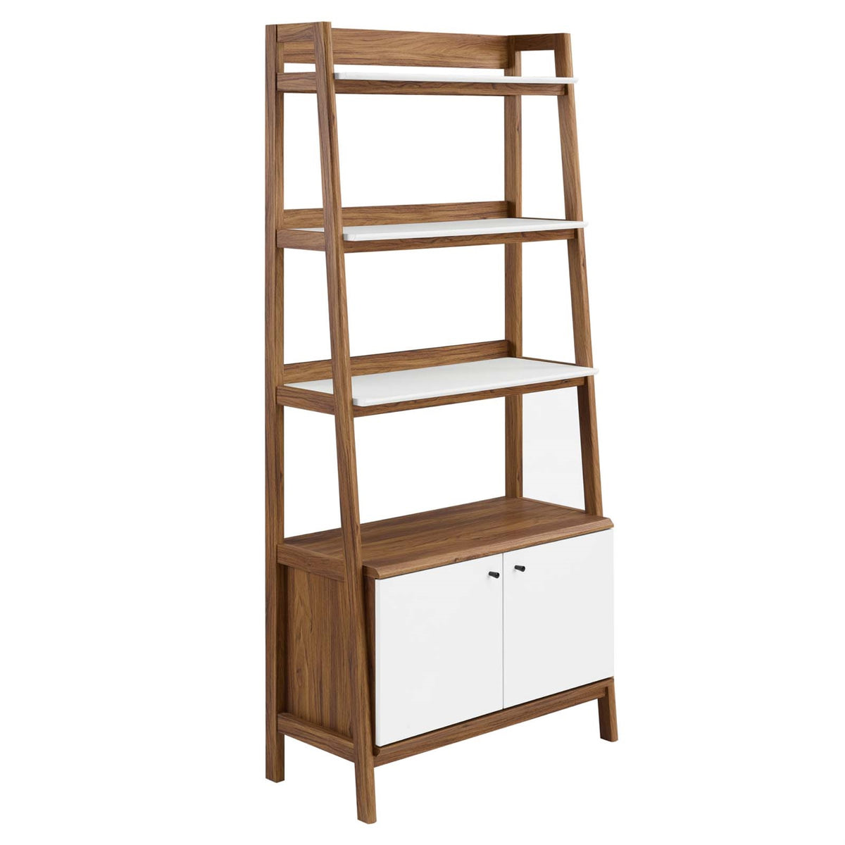 Bixby 33 Inch  Bookshelf  Versatile Storage Solution For Books & Home Accessories, Sleek Design With Tiered Shelves, Hidden Compartm