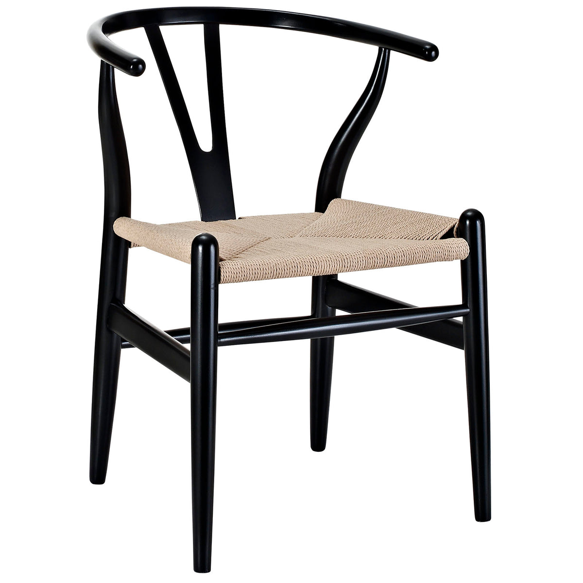 Amish Dining Wood Armchair  Black