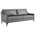 Corland Upholstered Leather Sofa: Elegant, Comfortable, and Durable