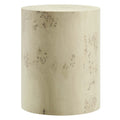 Cosmos 16 Round Burl Wood Side Table
