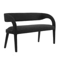Pinnacle Boucle Fabric Accent Bench