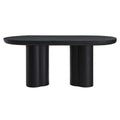 Caspian 72'' Oval Concrete Dining Table
