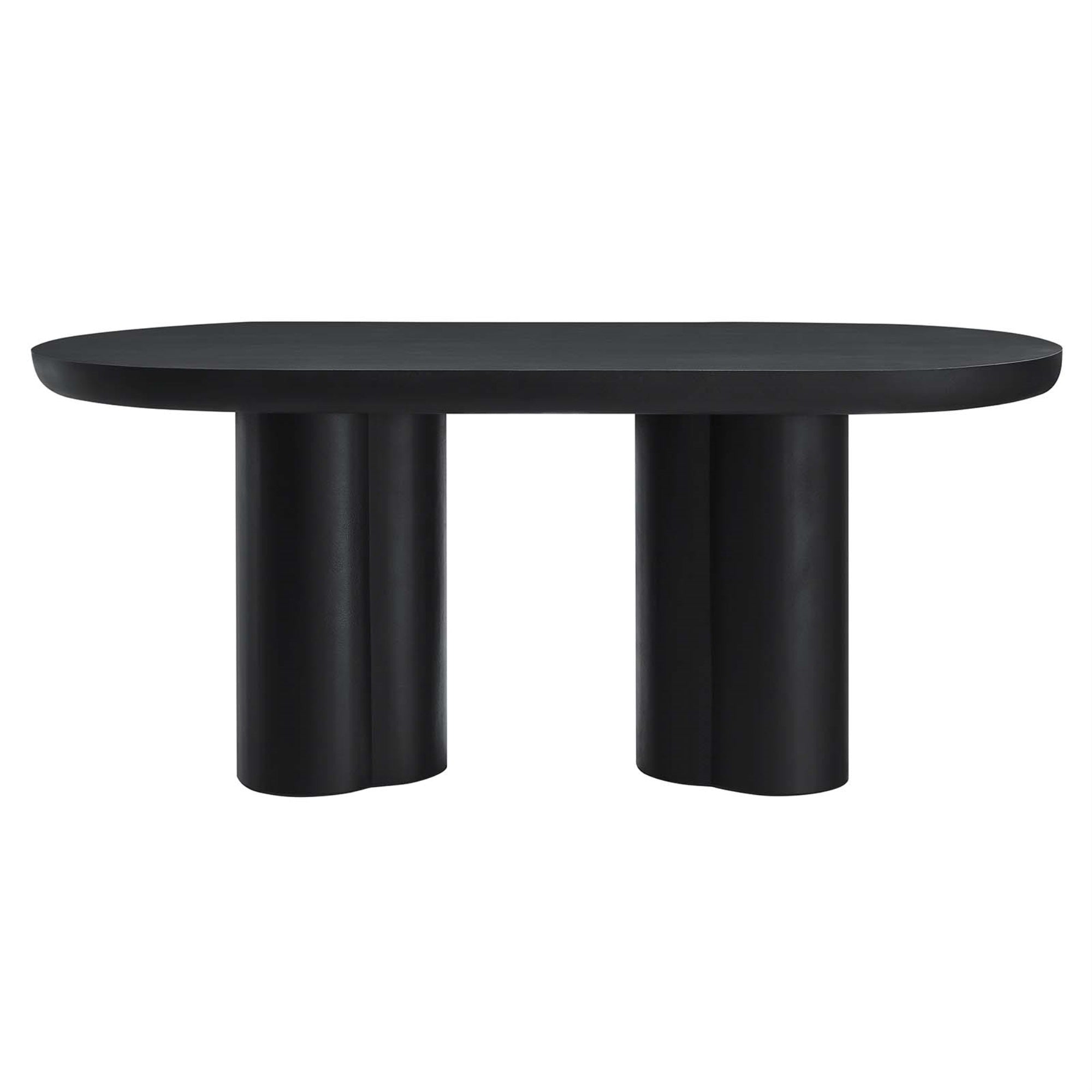 Caspian 72'' Oval Concrete Dining Table