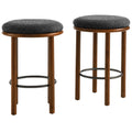 Fable Boucle Fabric Counter Stools - Set of 2