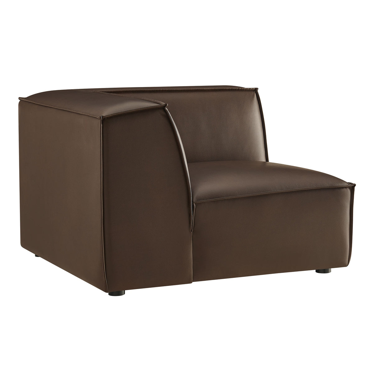 Restore Vegan Leather Modular Corner Chair By Modway