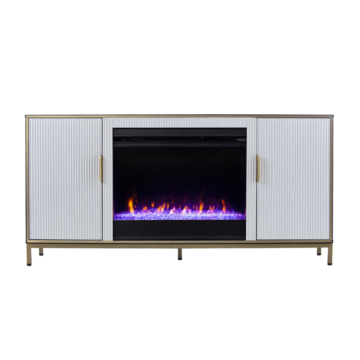 Daltaire Color Changing Fireplace With Media Storage