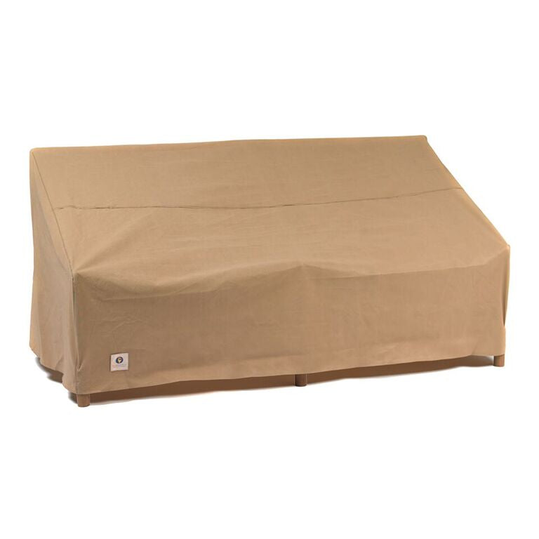 Duck Covers Eso934035 93 In. Duck Covers Essential Patio Sofa Cover - Latte