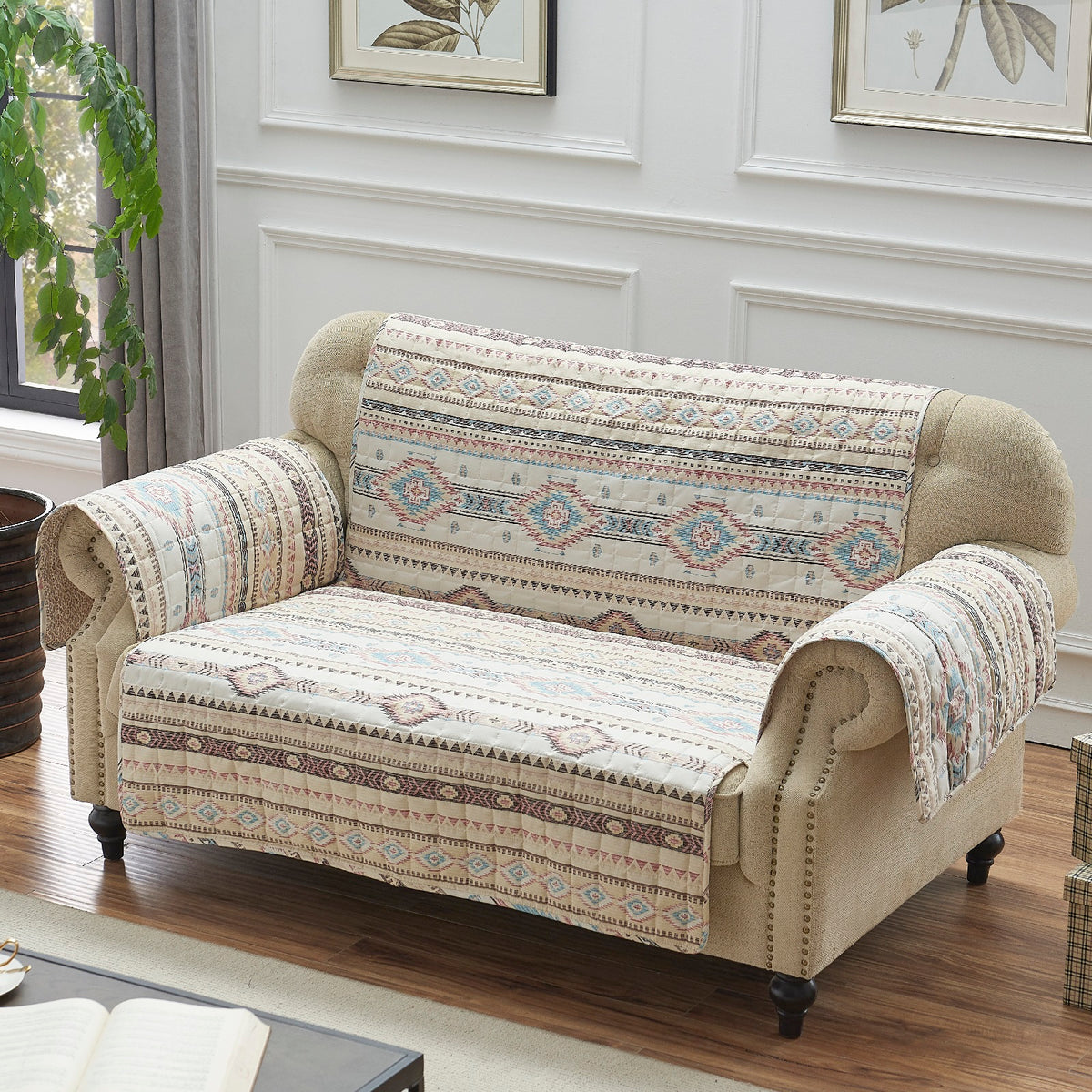 Phoenixtanfurniture Protectorloveseat, Tan